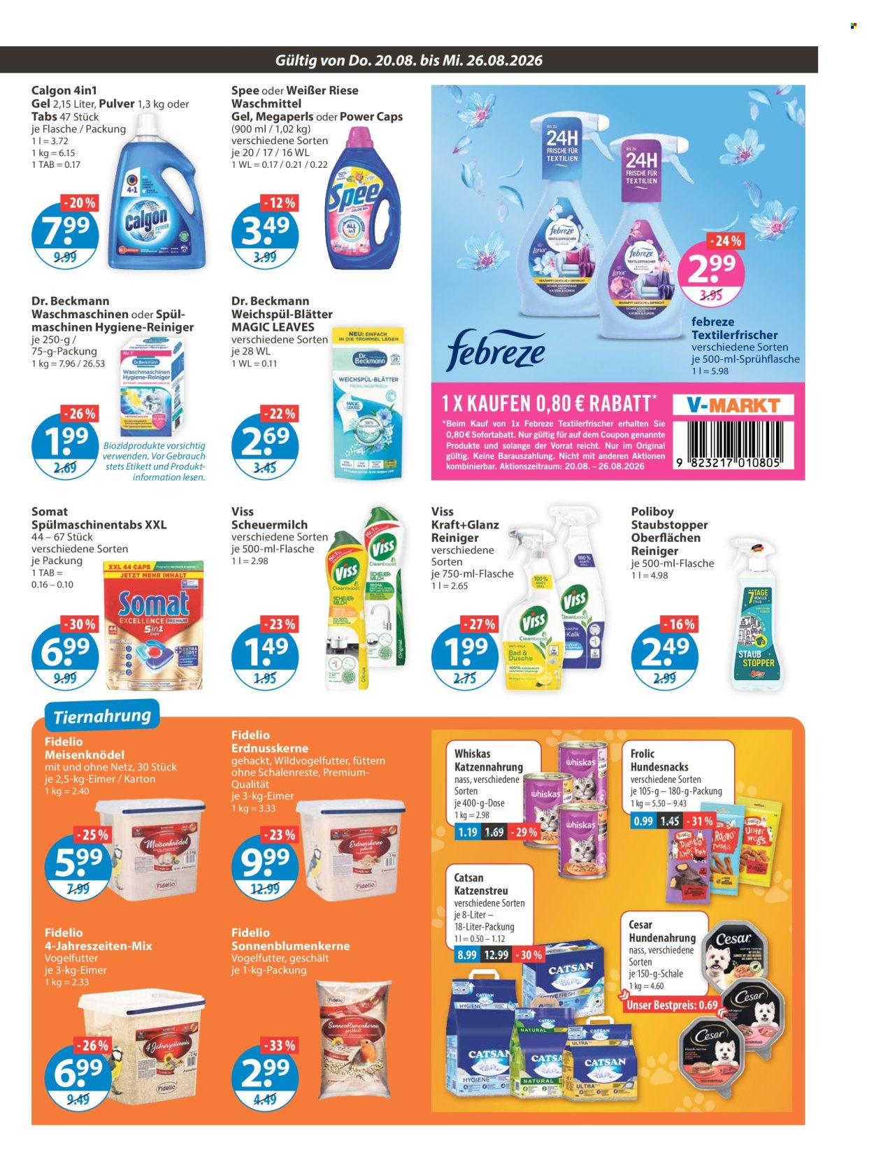 V-Markt Prospekte  - 20.08.2026 - 26.08.2026. Seite 11