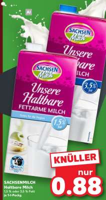 SACHSENMILCH Haltbare Milch