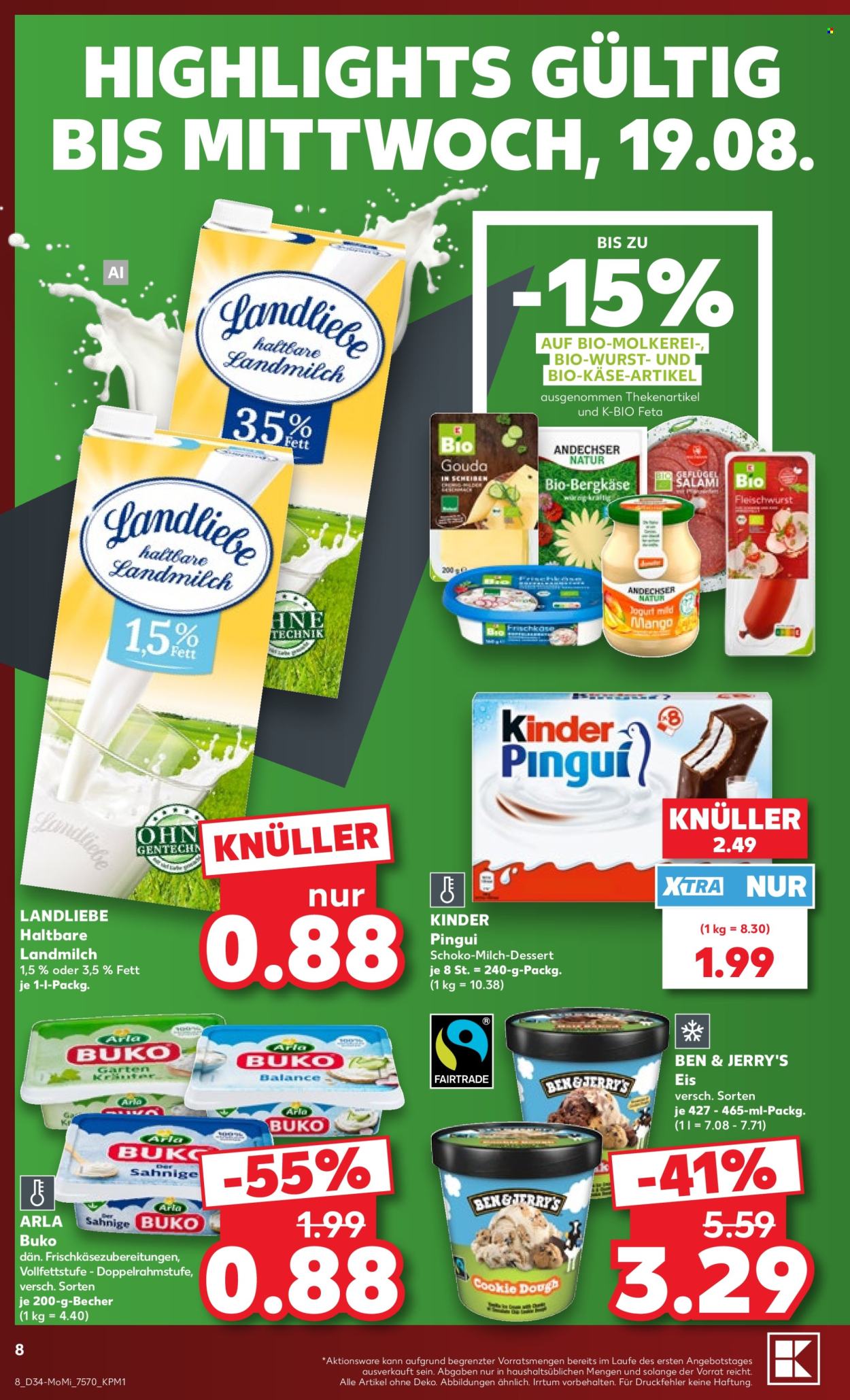 Kaufland Prospekte  - 17.08.2026 - 19.08.2026. Seite 8