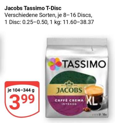 Jacobs Tassimo T-Disc