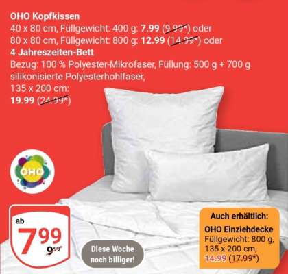 OHO Kopfkissen