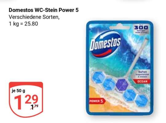 DOMESTOS WC-Stein Power 5
