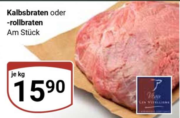 Kalbsbraten oder -rollbraten