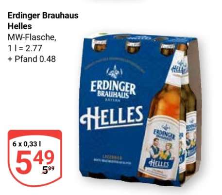 ERDINGER BRAUHAUS Helles/