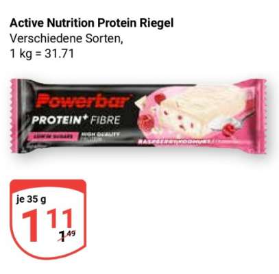 Active Nutrition Protein Riegel
