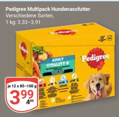 Pedigree Multipack Hundenassfutter