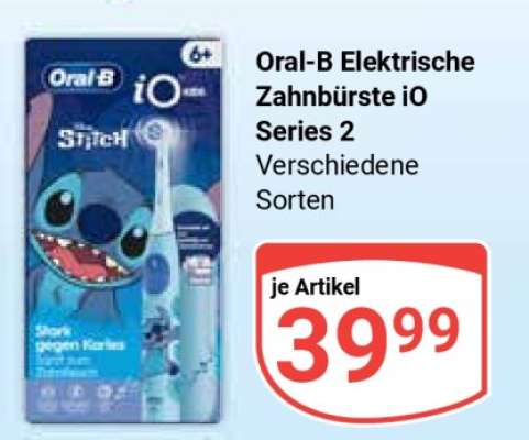 ORAL-B Elektrische Zahnbürste iO Series 2