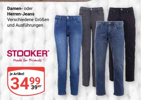 Damen- oder Herren-Jeans