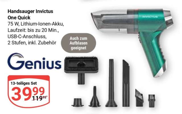 Handsauger Invictus One Quick