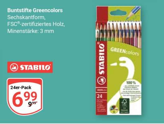 Buntstifte Greencolors