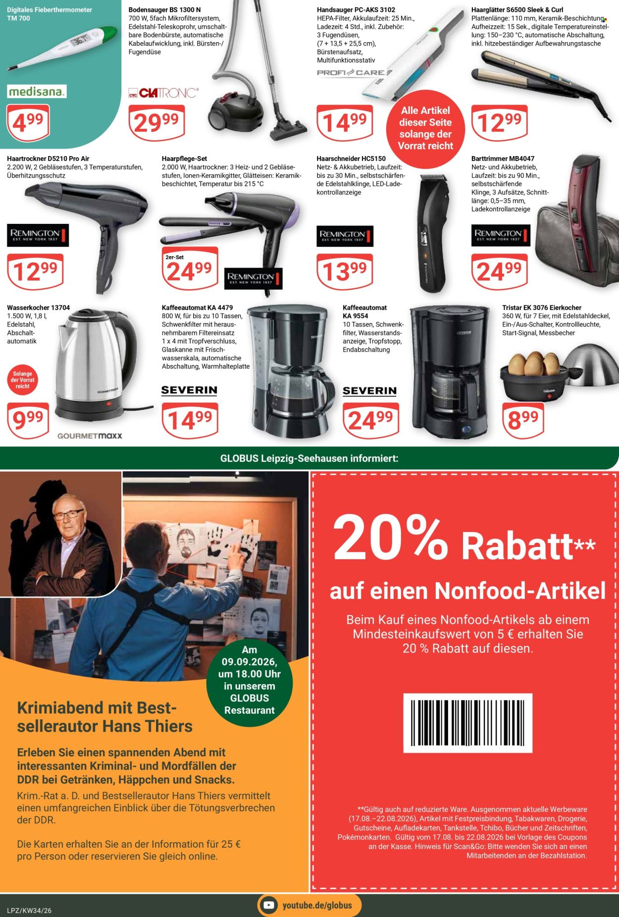 Globus Prospekte  - 17.08.2026 - 22.08.2026. Seite 29