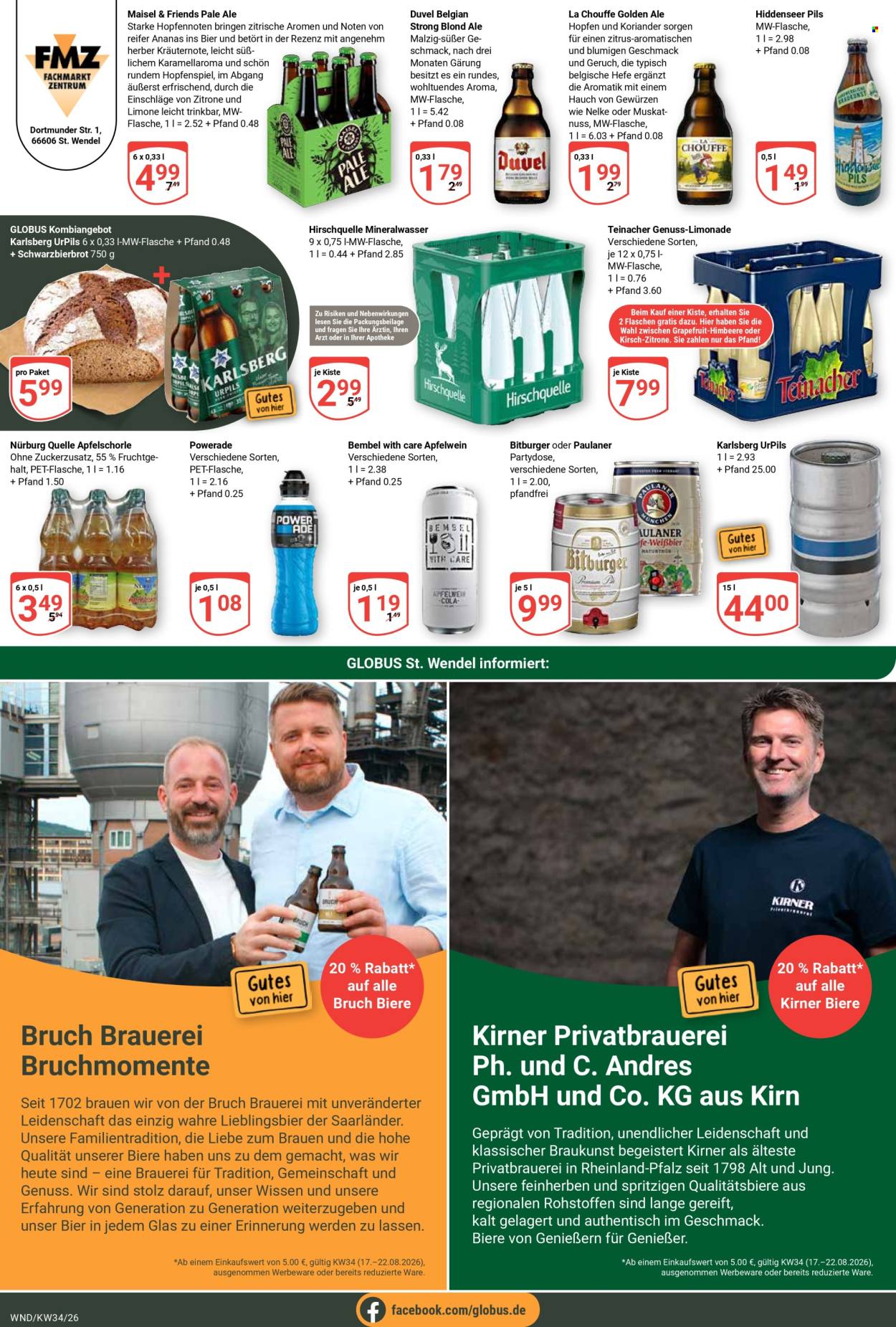 Globus Prospekte  - 17.08.2026 - 22.08.2026. Seite 19