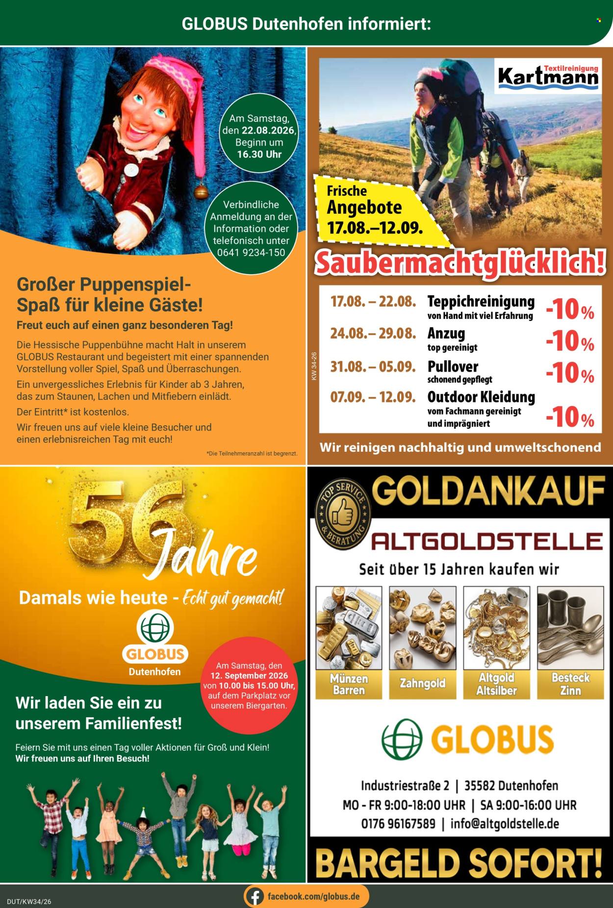 Globus Prospekte  - 17.08.2026 - 22.08.2026. Seite 16
