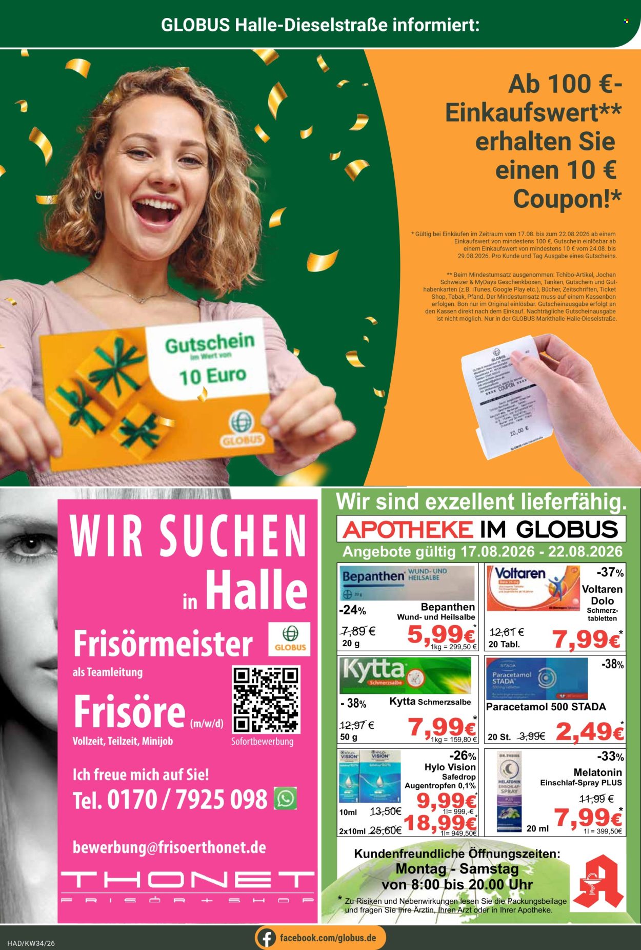 Globus Prospekte  - 17.08.2026 - 22.08.2026. Seite 27