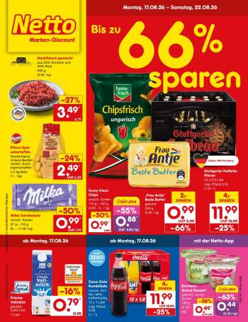 Prospekte Netto Marken-Discount - 17.08.2026 - 22.08.2026.