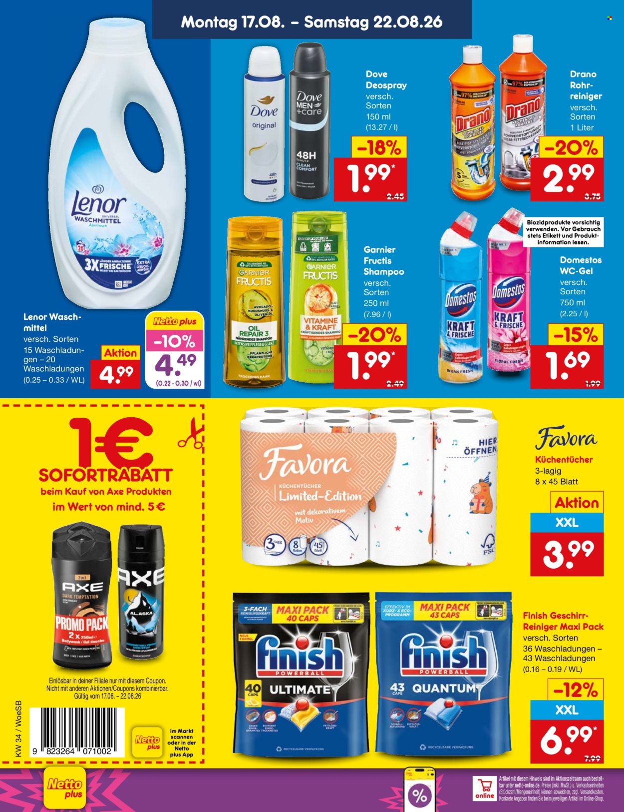 Netto Marken-Discount Prospekte  - 17.08.2026 - 22.08.2026. Seite 34