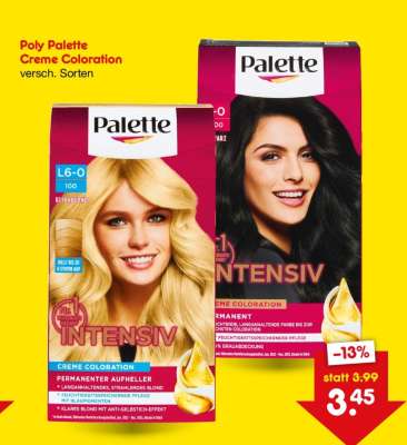 Poly Palette Creme Coloration
