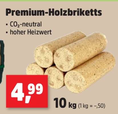 Premium-Holzbriketts*