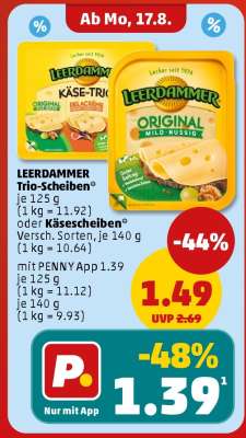 LEERDAMMER Trio-Scheiben