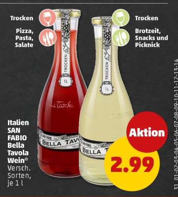 SAN FABIO Bella Tavola Wein