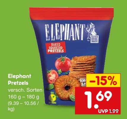 ELEPHANT Pretzels