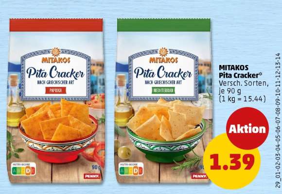 MITAKOS Pita Cracker