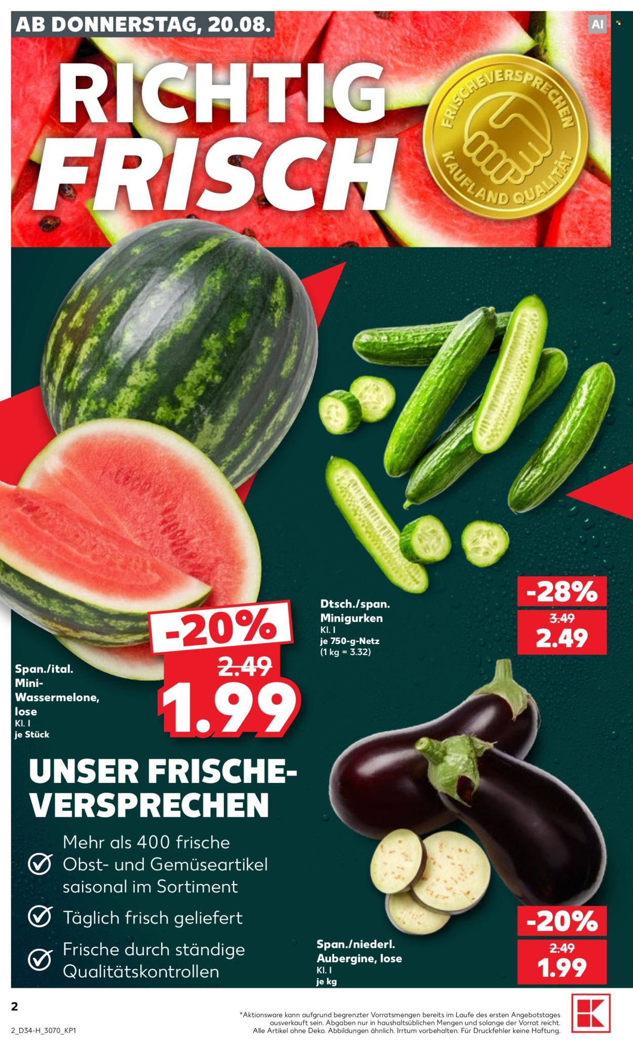 Kaufland Prospekte  - 20.08.2026 - 26.08.2026. Seite 2