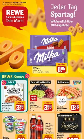 Prospekte REWE - 17.08.2026 - 23.08.2026.