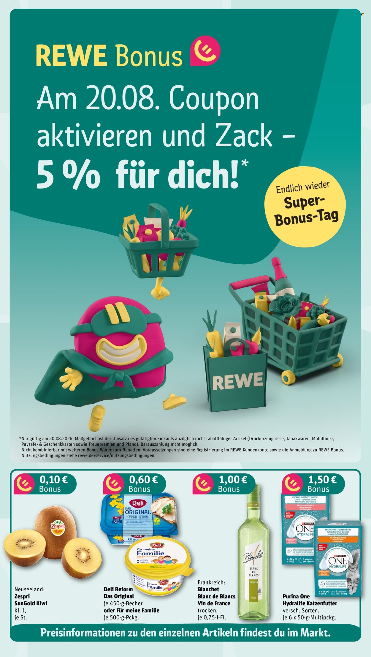 REWE Prospekte  - 17.08.2026 - 23.08.2026. Seite 3
