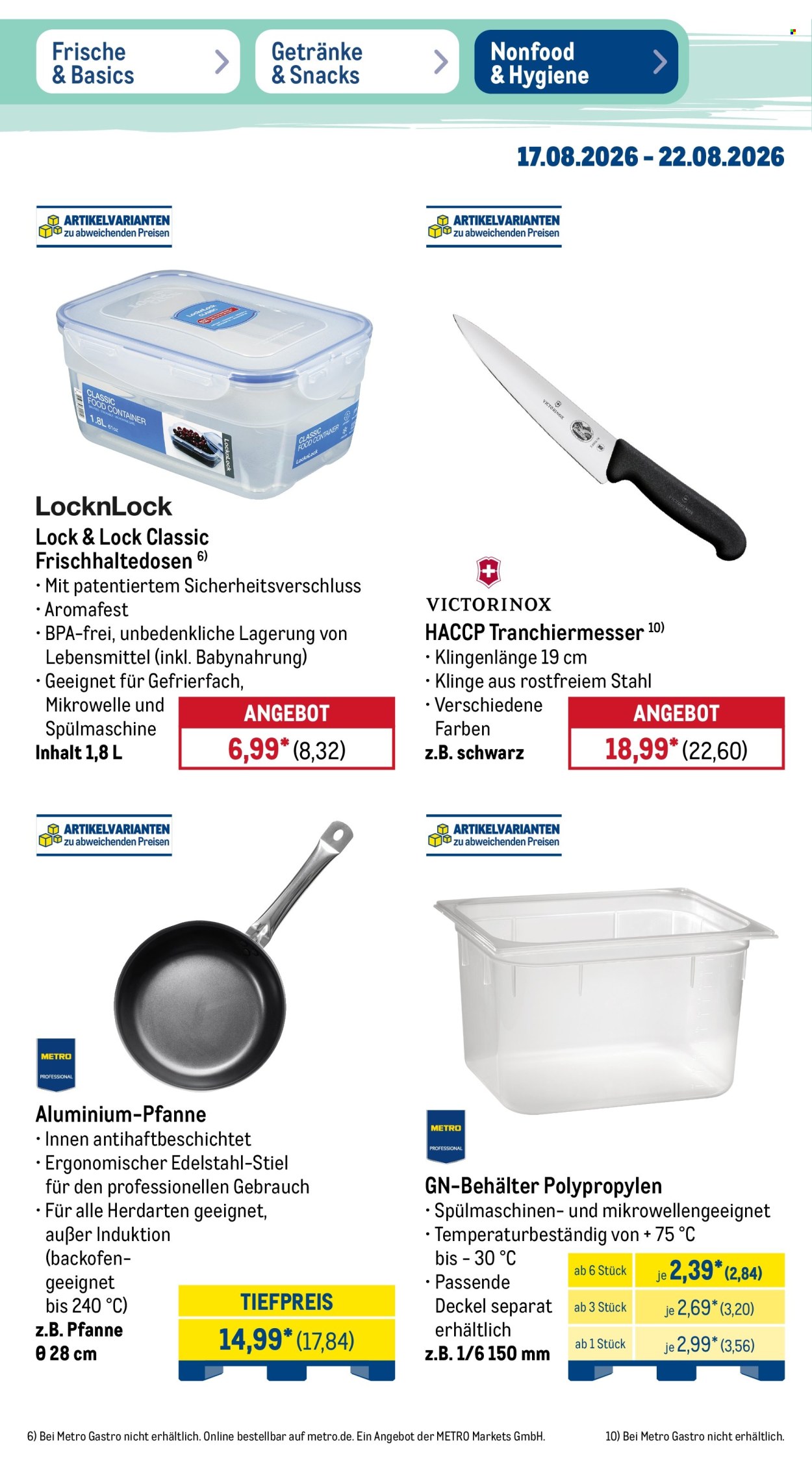 Metro Prospekte  - 17.08.2026 - 22.08.2026. Seite 2