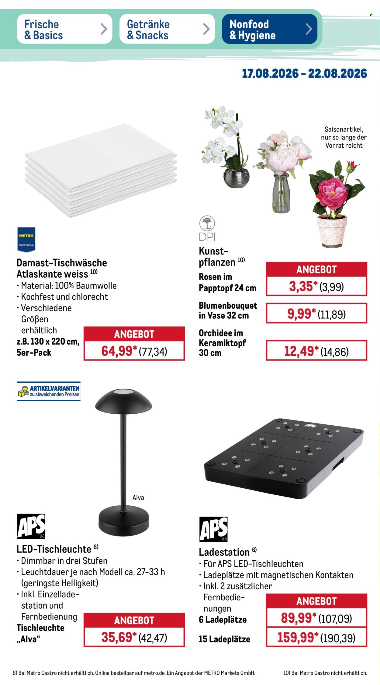 Metro Prospekte  - 17.08.2026 - 22.08.2026. Seite 6