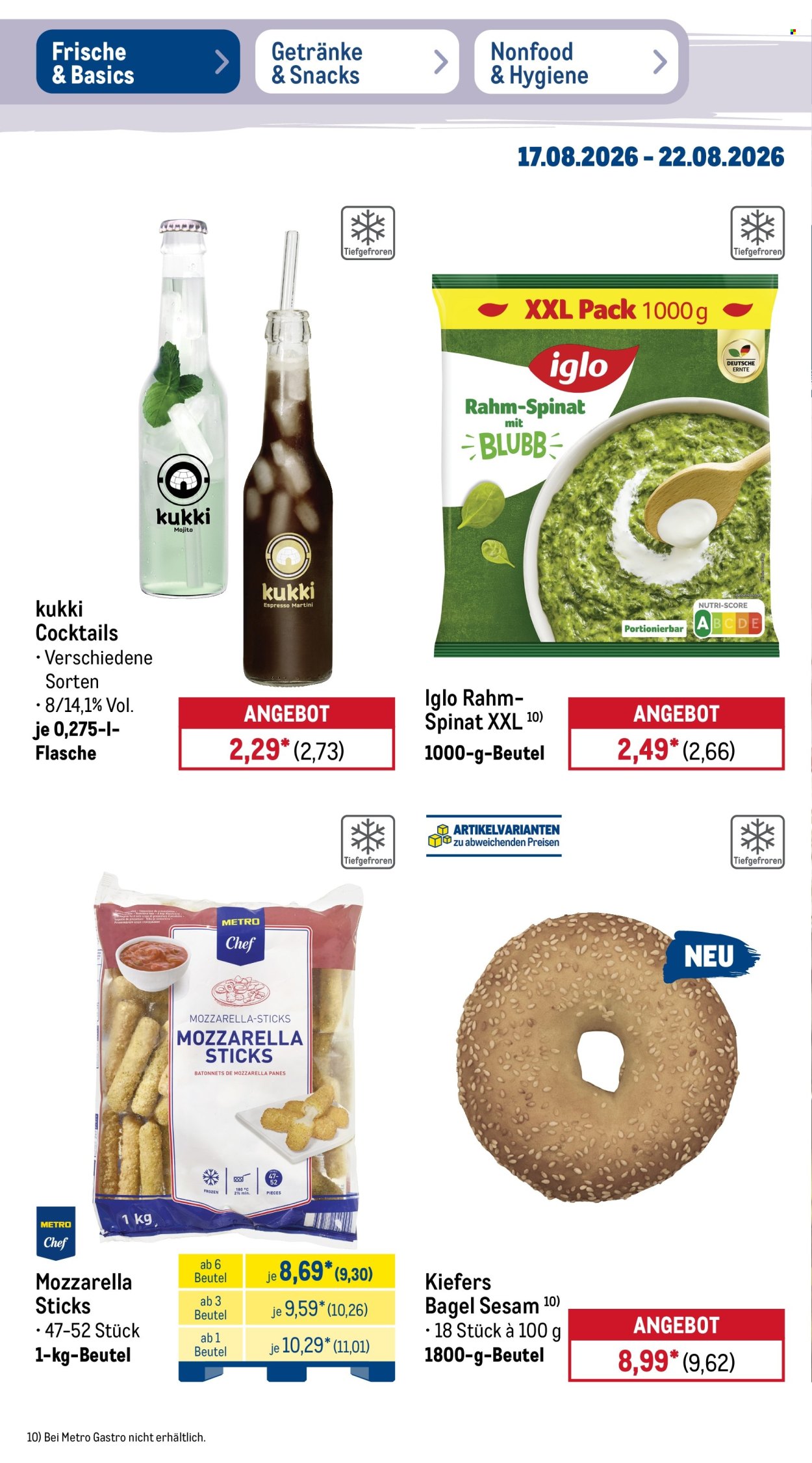 Metro Prospekte  - 17.08.2026 - 22.08.2026. Seite 50