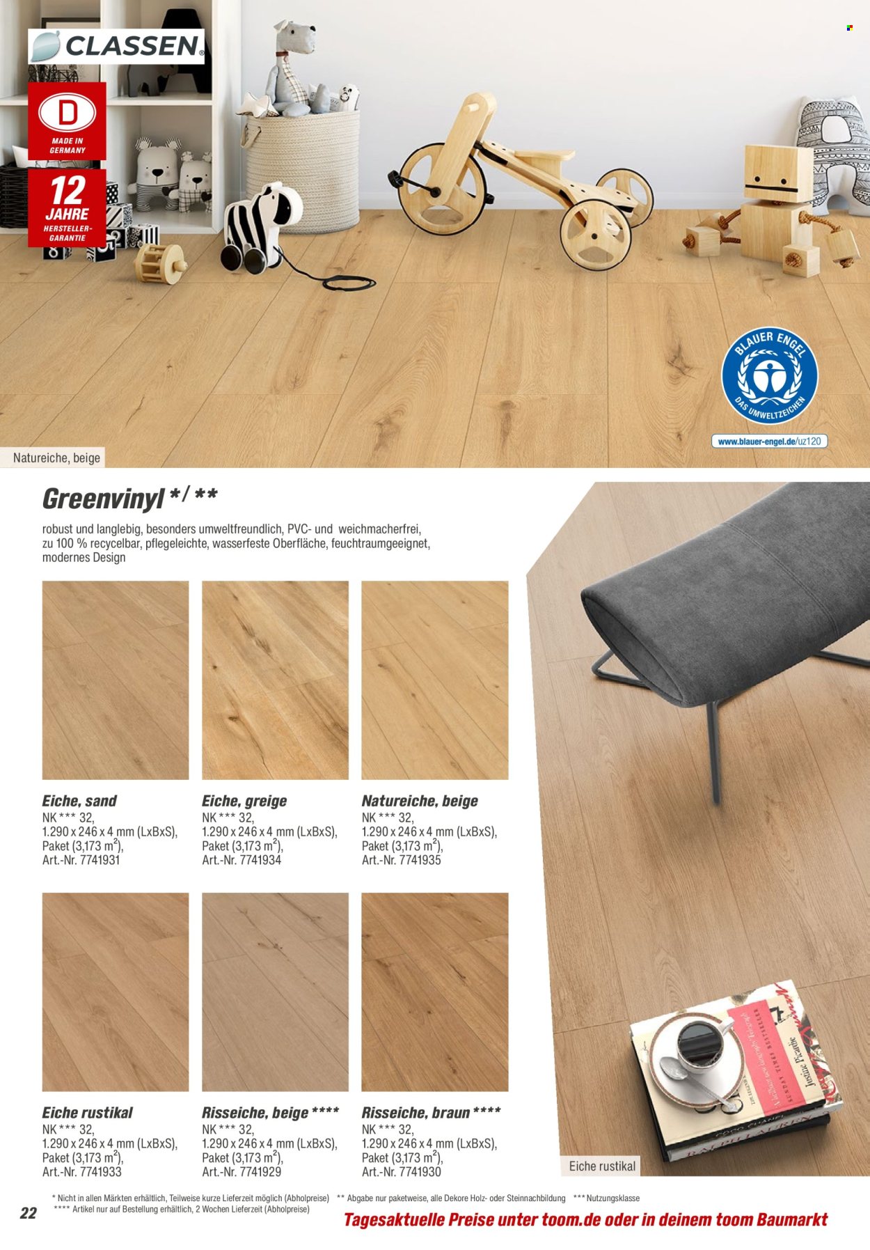 toom Baumarkt Prospekte  - 15.08.2026 - 31.01.2027. Seite 22
