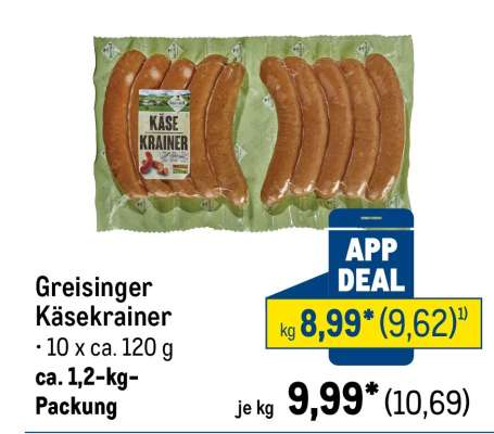 Greisinger Käsekrainer