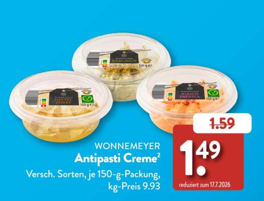 WONNEMEYER Antipasti-Creme