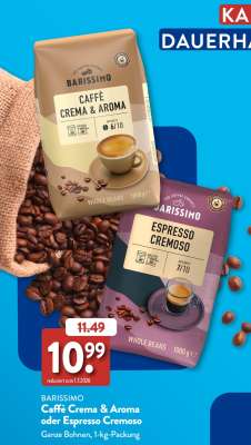 BARISSIMO Caffè Crema & Aroma oder Espresso Cremoso