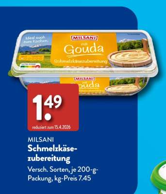 MILSANI Schmelzkäsezubereitung