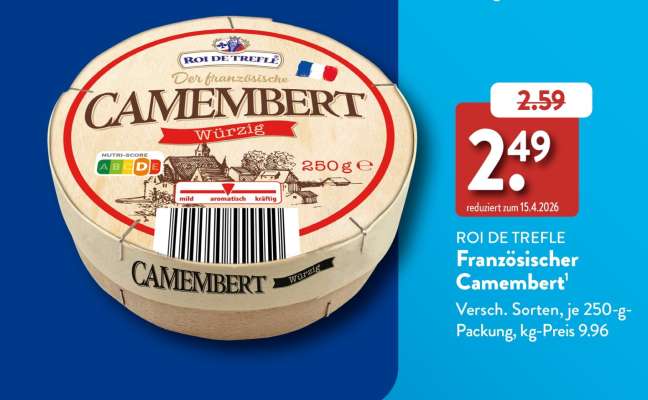 ROI DE TREFLE Französischer Camembert
