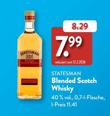 STATESMAN Blended Scotch Whisky