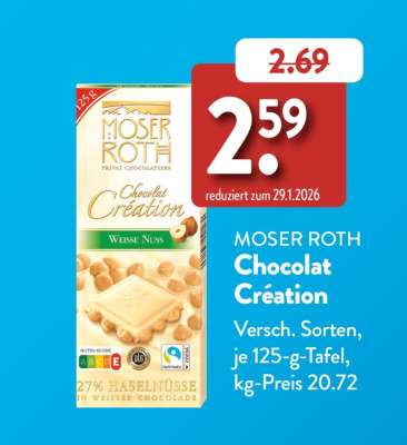 MOSER ROTH Chocolat Création