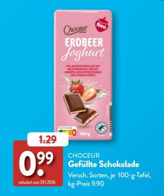 CHOCEUR Gefüllte Schokolade