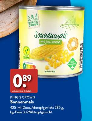 KING'S CROWN Sonnenmais