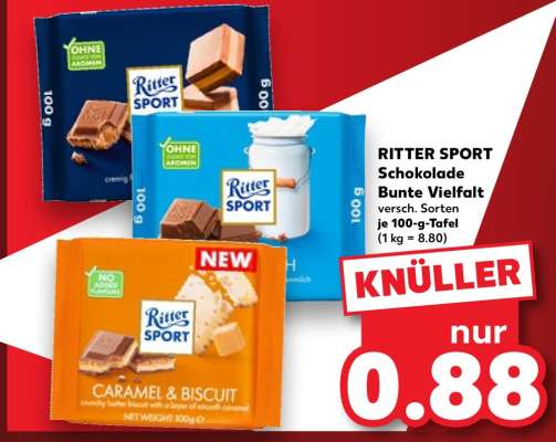 Ritter Sport Schokolade Bunte Vielfalt
