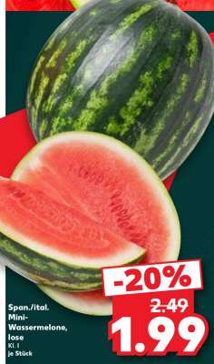 Span./ital. Mini-Wassermelone, lose