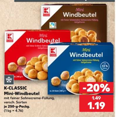 K-CLASSIC Mini-Windbeutel