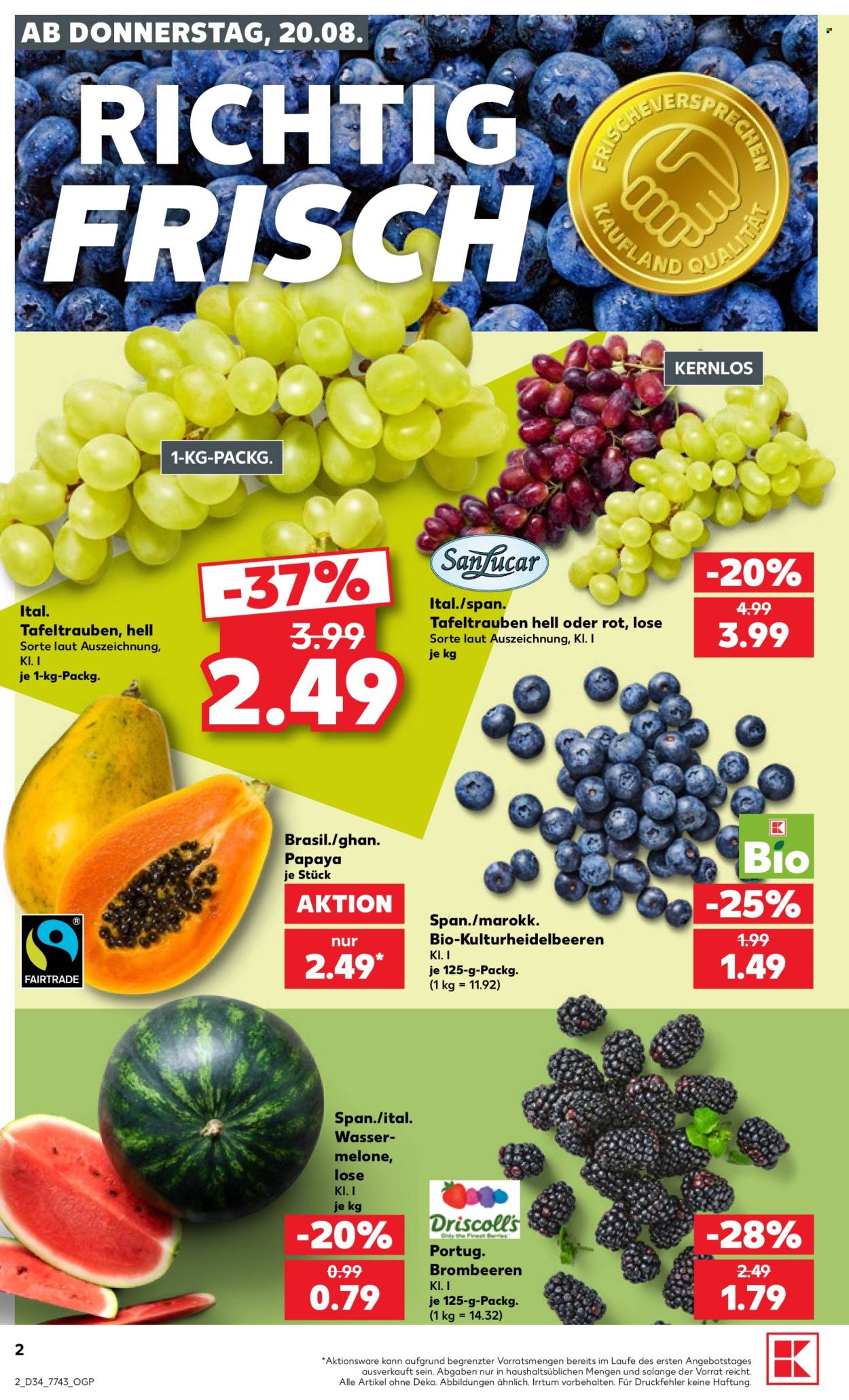Kaufland Prospekte  - 20.08.2026 - 26.08.2026. Seite 2