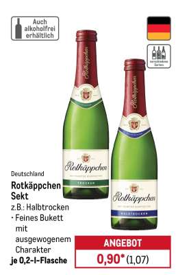 ROTKÄPPCHEN Sekt*
