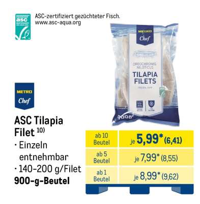 ASC Tilapia Filet