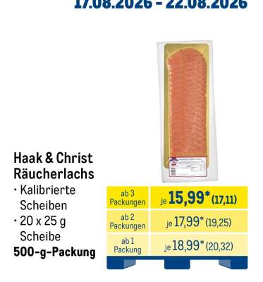 Haak & Christ Räucherlachs
