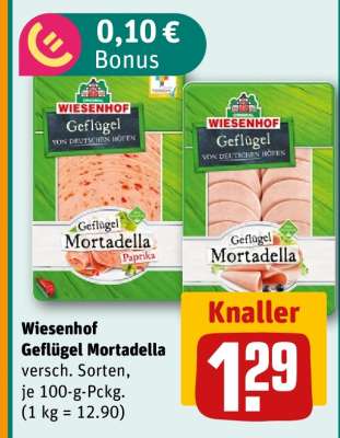 Wiesenhof Geflügel Mortadella